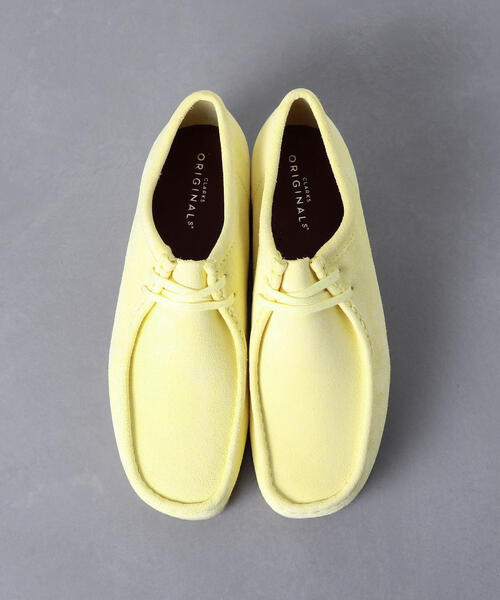 Clarks（クラークス）の「＜Clarks（クラークス）＞ Wallabee ブーツ（モカシン/デッキシューズ・メンズ・ピンク/ライム/ブラック/イエロー・7h/7/8/6h/9/8h）」の2枚目の写真