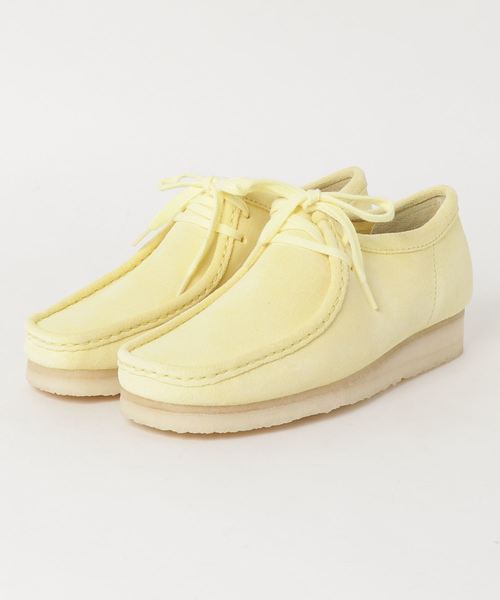 Clarks（クラークス）の「＜Clarks（クラークス）＞ Wallabee ブーツ（モカシン/デッキシューズ・メンズ・ピンク/ライム/ブラック/イエロー・7h/7/8/6h/9/8h）」の3枚目の写真
