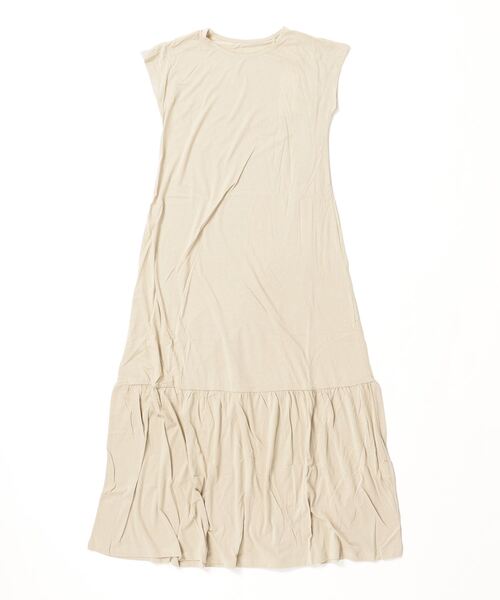 天竺フレンチスリーブギャザーマキシワンピース ワンピース Styleblock スタイルブロック のファッション通販 Zozotown