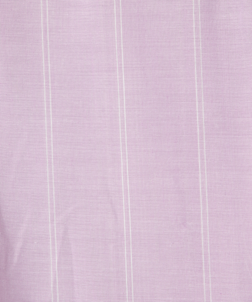 LOWRYS FARM（ローリーズファーム）の「シアーストライプシャツワンピース　831340（ワンピース・レディース・ベージュ/パープル/オフホワイト/ブルー・FREE）」の15枚目の写真