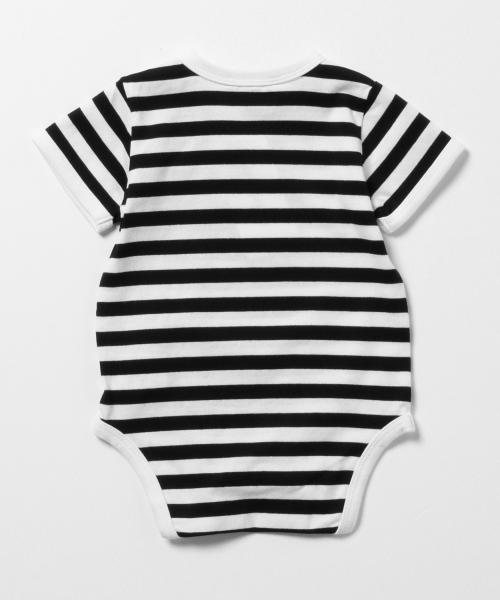 marimekko（マリメッコ）の「marimekko / VAUDE ボーダー ロンパース (68～80㎝)（ロンパース・キッズ・ブラック/レッド/ブルー・80/74/68）」の6枚目の写真