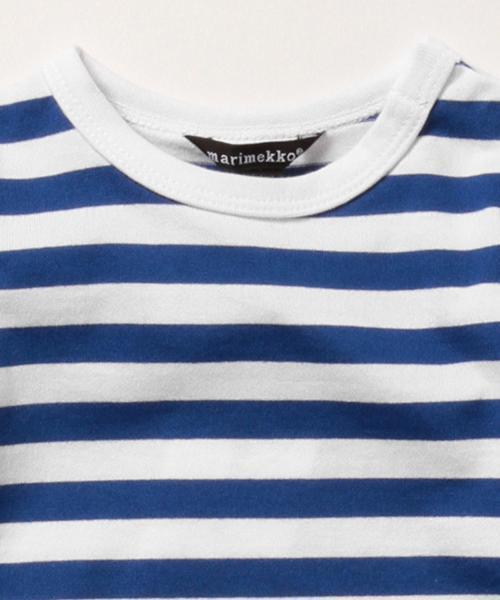 marimekko（マリメッコ）の「marimekko / VAUDE ボーダー ロンパース (68～80㎝)（ロンパース・キッズ・ブラック/レッド/ブルー・80/74/68）」の12枚目の写真