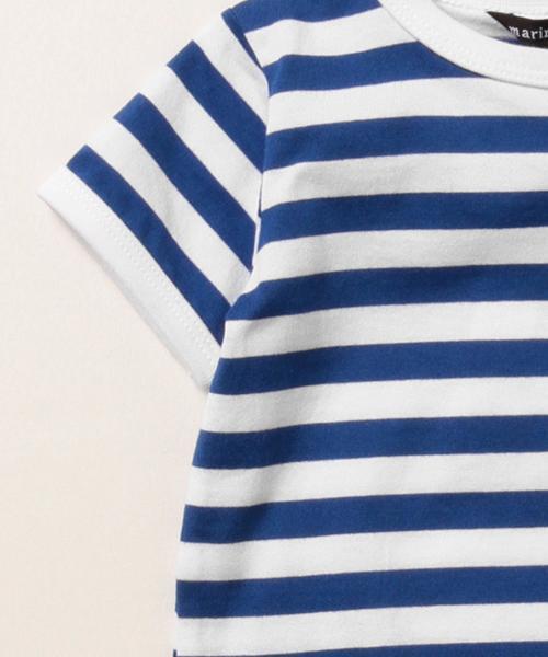 marimekko（マリメッコ）の「marimekko / VAUDE ボーダー ロンパース (68～80㎝)（ロンパース・キッズ・ブラック/レッド/ブルー・80/74/68）」の13枚目の写真