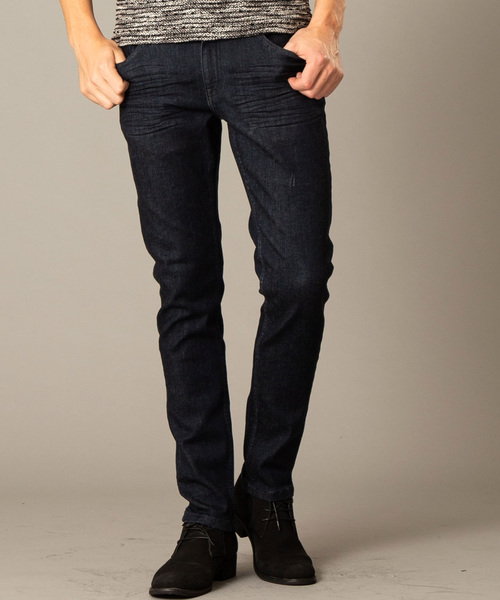 London Denim(ロンドンデニム)の「「Brent Skinny」ストレッチデニム/スキニーパンツ(デニムパンツ・メンズ・インディゴブルー/ワンウォッシュ/ライトインディゴブルー/ダークインディゴブルー・S/M/L/XL)」の4枚目の写真