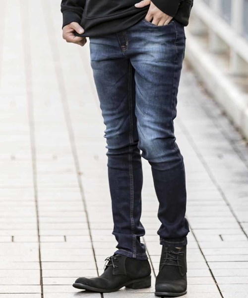 London Denim(ロンドンデニム)の「「Brent Skinny」ストレッチデニム/スキニーパンツ(デニムパンツ・メンズ・インディゴブルー/ワンウォッシュ/ライトインディゴブルー/ダークインディゴブルー・S/M/L/XL)」の10枚目の写真