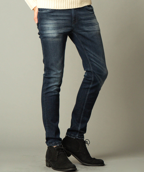 London Denim(ロンドンデニム)の「「Brent Skinny」ストレッチデニム/スキニーパンツ(デニムパンツ・メンズ・インディゴブルー/ワンウォッシュ/ライトインディゴブルー/ダークインディゴブルー・S/M/L/XL)」の5枚目の写真