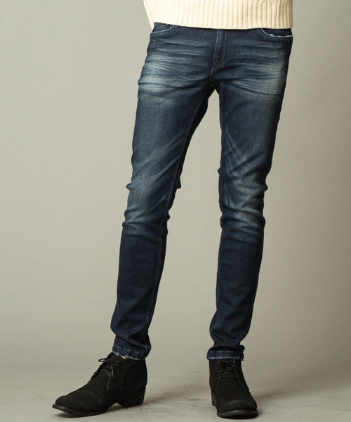 London Denim(ロンドンデニム)の「「Brent Skinny」ストレッチデニム/スキニーパンツ(デニムパンツ・メンズ・インディゴブルー/ワンウォッシュ/ライトインディゴブルー/ダークインディゴブルー・S/M/L/XL)」の6枚目の写真