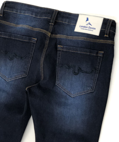 London Denim(ロンドンデニム)の「「Brent Skinny」ストレッチデニム/スキニーパンツ(デニムパンツ・メンズ・インディゴブルー/ワンウォッシュ/ライトインディゴブルー/ダークインディゴブルー・S/M/L/XL)」の20枚目の写真