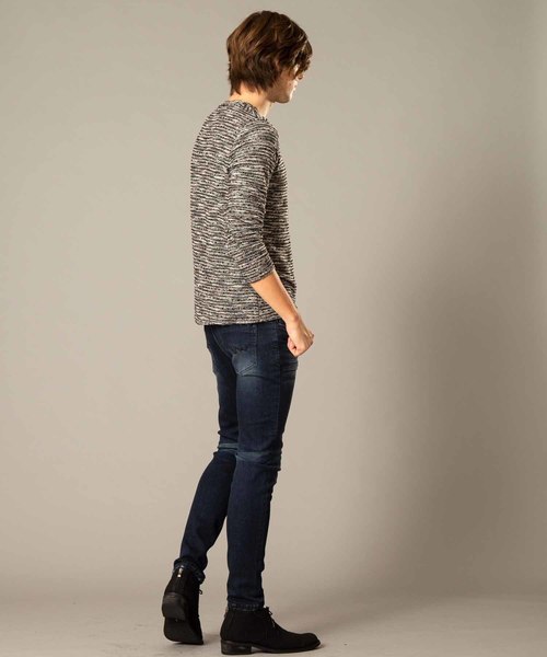 London Denim(ロンドンデニム)の「「Brent Skinny」ストレッチデニム/スキニーパンツ(デニムパンツ・メンズ・インディゴブルー/ワンウォッシュ/ライトインディゴブルー/ダークインディゴブルー・S/M/L/XL)」の12枚目の写真