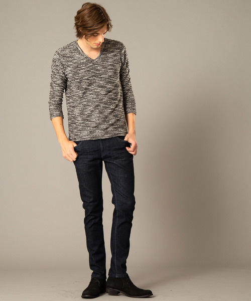 London Denim(ロンドンデニム)の「「Brent Skinny」ストレッチデニム/スキニーパンツ(デニムパンツ・メンズ・インディゴブルー/ワンウォッシュ/ライトインディゴブルー/ダークインディゴブルー・S/M/L/XL)」の16枚目の写真