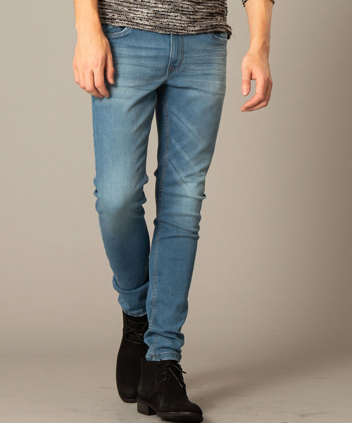 London Denim(ロンドンデニム)の「「Brent Skinny」ストレッチデニム/スキニーパンツ(デニムパンツ・メンズ・インディゴブルー/ワンウォッシュ/ライトインディゴブルー/ダークインディゴブルー・S/M/L/XL)」の8枚目の写真