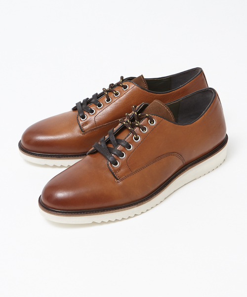 alfredoBANNISTER（アルフレッドバニスター）の「【超軽量シリーズ】6ホール厚底プレーントゥシューズ（ドレスシューズ・メンズ・ブラック/ネイビー/ブラウン・40/44/42/39/41/43）」の9枚目の写真