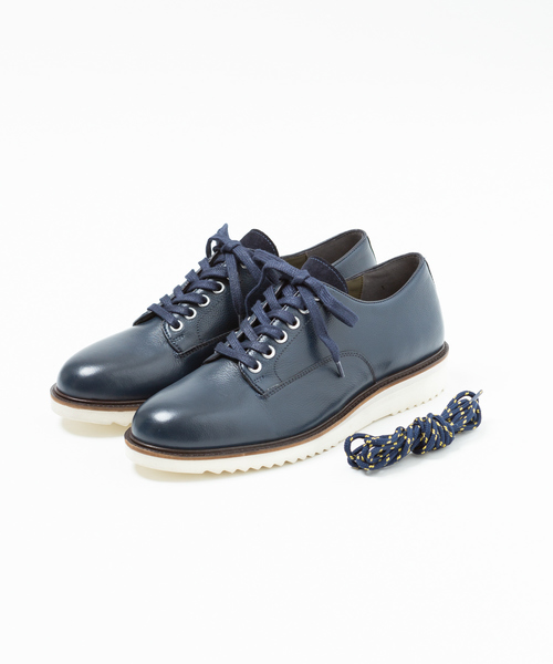 alfredoBANNISTER（アルフレッドバニスター）の「【超軽量シリーズ】6ホール厚底プレーントゥシューズ（ドレスシューズ・メンズ・ブラック/ネイビー/ブラウン・40/44/42/39/41/43）」の11枚目の写真