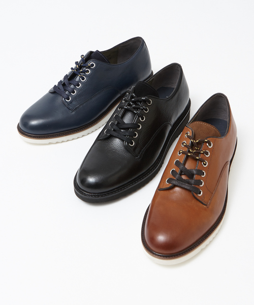 alfredoBANNISTER（アルフレッドバニスター）の「【超軽量シリーズ】6ホール厚底プレーントゥシューズ（ドレスシューズ・メンズ・ブラック/ネイビー/ブラウン・40/44/42/39/41/43）」の22枚目の写真