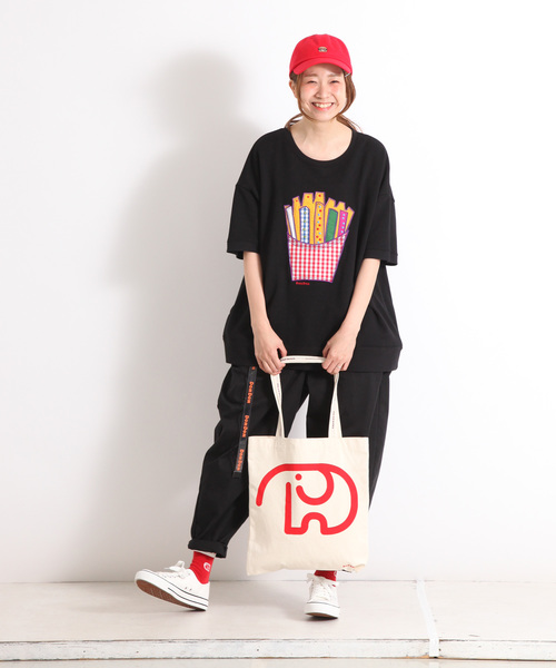 FRAPBOIS（フラボア）の「ＤＯＭＤＯＭキャップ（キャップ・レディース・ホワイト/ブラック/レッド・FREE）」の11枚目の写真