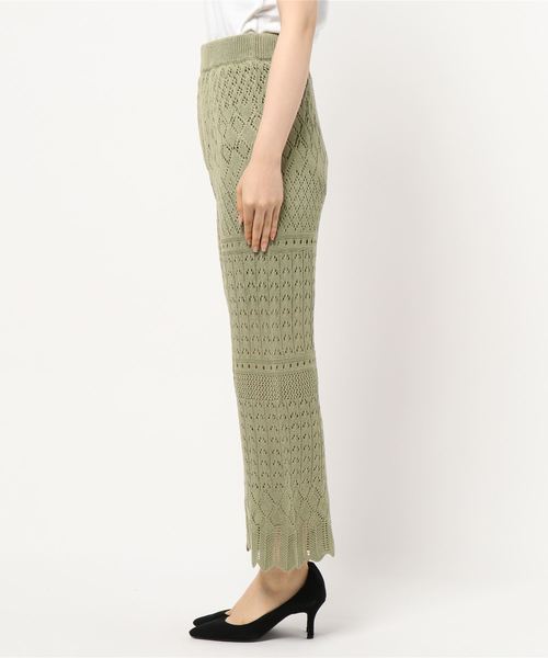 LOWRYS FARM（ローリーズファーム）の「スカシアミニットパンツ　849553（その他パンツ・レディース・ブラウン/ベージュ/グリーン/ブラック・FREE）」の6枚目の写真