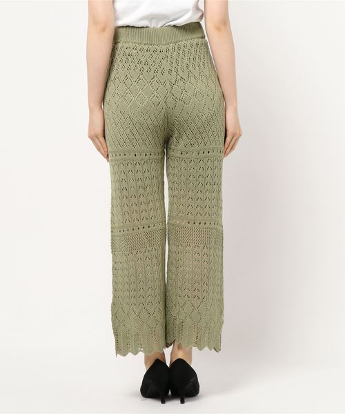 LOWRYS FARM（ローリーズファーム）の「スカシアミニットパンツ　849553（その他パンツ・レディース・ブラウン/ベージュ/グリーン/ブラック・FREE）」の5枚目の写真