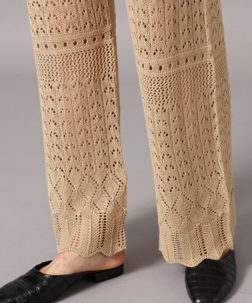 LOWRYS FARM（ローリーズファーム）の「スカシアミニットパンツ　849553（その他パンツ・レディース・ブラウン/ベージュ/グリーン/ブラック・FREE）」の13枚目の写真