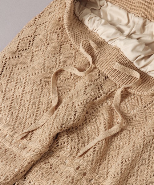 LOWRYS FARM（ローリーズファーム）の「スカシアミニットパンツ　849553（その他パンツ・レディース・ブラウン/ベージュ/グリーン/ブラック・FREE）」の12枚目の写真