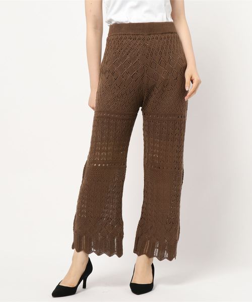 LOWRYS FARM（ローリーズファーム）の「スカシアミニットパンツ　849553（その他パンツ・レディース・ブラウン/ベージュ/グリーン/ブラック・FREE）」の9枚目の写真