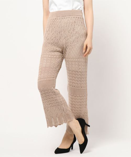 LOWRYS FARM（ローリーズファーム）の「スカシアミニットパンツ　849553（その他パンツ・レディース・ブラウン/ベージュ/グリーン/ブラック・FREE）」の8枚目の写真