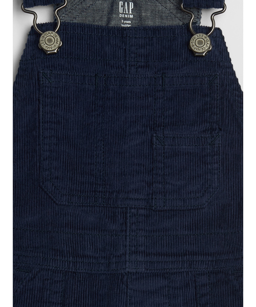 GAP（ギャップ）の「コーデュロイサロペット (幼児)（サロペット/オーバーオール・キッズ・ネイビー・80ｃｍ/90cm/95cm/100cm/105cm/110cm）」の2枚目の写真