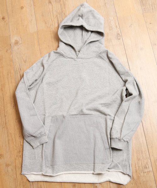 And A（アンドエー）の「GRAMICCI グラミチ / TALECUT PARKA テールカット切り替えラグランパーカー フーディー / 9518-FTY（パーカー・メンズ・ベージュ/ネイビー/ダークブルー/ヘザーグレー/ブルー・SMALL/MEDIUM/LARGE/X-LARGE/XX-LARGE）」の2枚目の写真