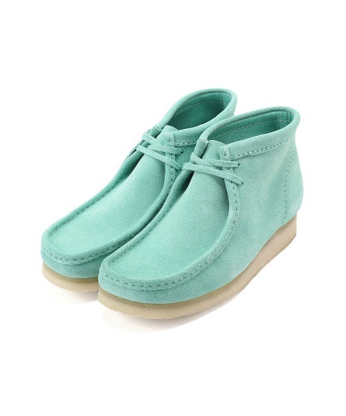 クラークスワラビーClarks Wallabee ターコイズ スウェード26cm Clarks クラークス ワラビー ブーツ CLARKS ORIGINALS WALLABEE