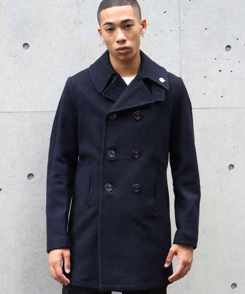 FIDELITY（フィデリティ）の「FIDELITY/フィデリティ WOOL FIDELITY PEACOAT　Pコート（ピーコート・メンズ・ブラック/ネイビー/グレー/ダークネイビー・M/L）」の4枚目の写真