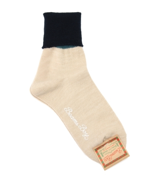 BEAMS BOY（ビームスボーイ）の「◎BEAMS BOY / 3トーン 折り返し ソックス（ソックス/靴下・レディース・ホワイト/グレー/ベージュ・ONE SIZE）」の19枚目の写真