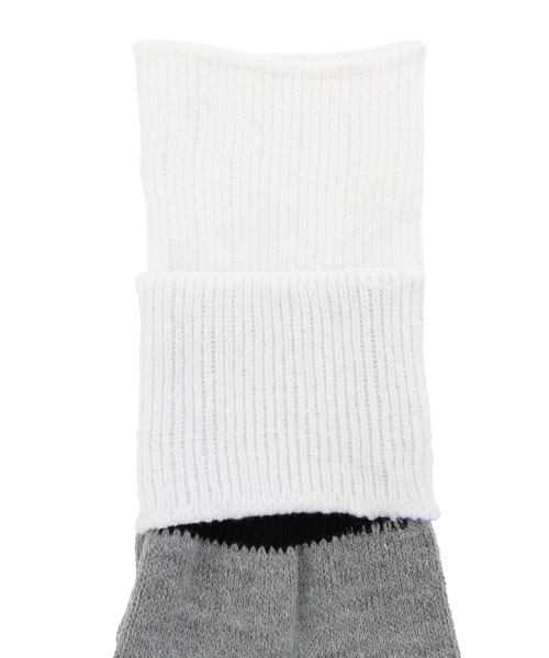 BEAMS BOY（ビームスボーイ）の「◎BEAMS BOY / 3トーン 折り返し ソックス（ソックス/靴下・レディース・ホワイト/グレー/ベージュ・ONE SIZE）」の15枚目の写真
