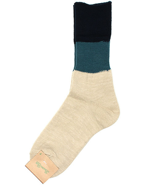 BEAMS BOY（ビームスボーイ）の「◎BEAMS BOY / 3トーン 折り返し ソックス（ソックス/靴下・レディース・ホワイト/グレー/ベージュ・ONE SIZE）」の3枚目の写真