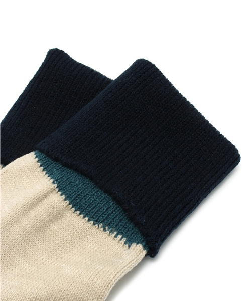 BEAMS BOY（ビームスボーイ）の「◎BEAMS BOY / 3トーン 折り返し ソックス（ソックス/靴下・レディース・ホワイト/グレー/ベージュ・ONE SIZE）」の9枚目の写真