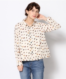 BEAMS BOY | BEAMS BOY / ペナントプリント 裾ドローコード(シャツ/ブラウス)