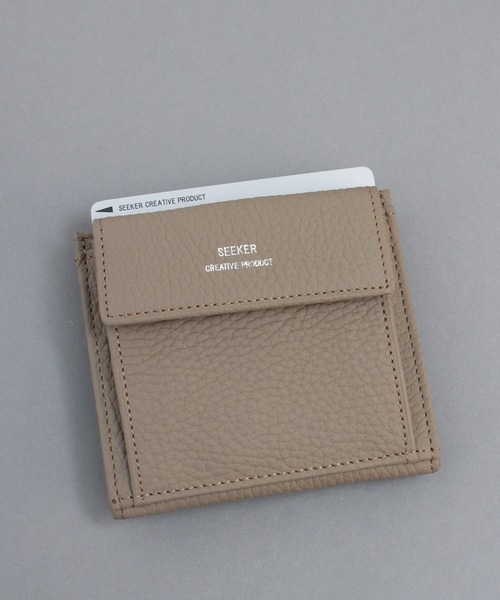 【セール】SEEKER【GENDER】シュリンクレザー マルチコンパクトウォレット SKW-020GD5（財布）｜SEEKER（シーカー）