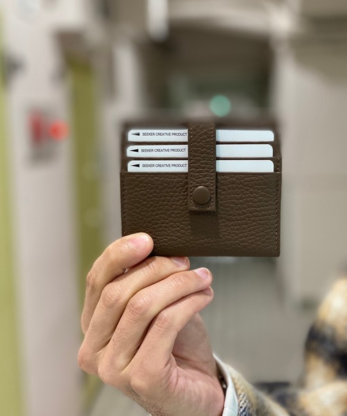 【セール】SEEKER【GENDER】シュリンクレザー マルチコンパクトウォレット SKW-020GD5（財布）｜SEEKER（シーカー）