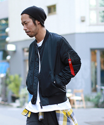 And A | MA-1 RIDERS 14 (ALPHA×And A)(ミリタリージャケット)