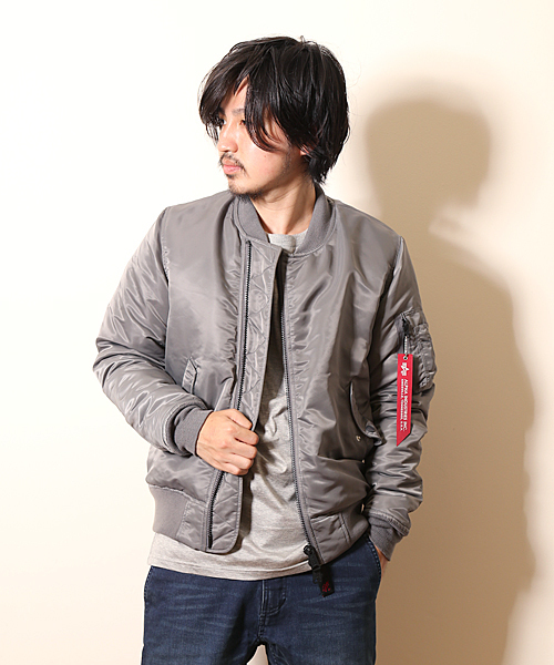 And A（アンドエー）の「MA-1 RIDERS 14 (ALPHA×And A)（ミリタリージャケット・メンズ・ブラック/グレー/カーキ・SMALL/MEDIUM/LARGE）」の12枚目の写真