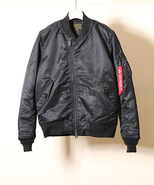 And A（アンドエー）の「MA-1 RIDERS 14 (ALPHA×And A)（ミリタリージャケット・メンズ・ブラック/グレー/カーキ・SMALL/MEDIUM/LARGE）」の19枚目の写真