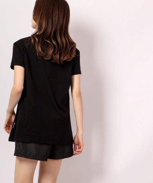 DIMENSIONE danza（ディメンシオーネ ダンツァ）の「フォイルロゴプリントTシャツ（Tシャツ/カットソー・レディース・パープル/スモークピンク/グリーン/ホワイト/ブラック・X-SMALL/MEDIUM/SMALL）」の19枚目の写真