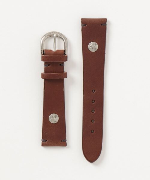 IL BISONTE(イルビゾンテ)の「IL BISONTE / ORIGINAL LEATHER / 時計バンド(アナログ腕時計・メンズ・ダークブラウン/ライトブラウン/ナチュラル/レッド/ブラック・FREE)」の3枚目の写真