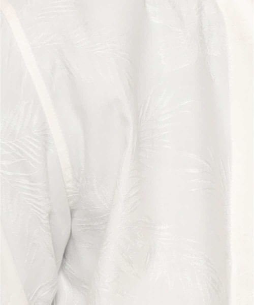 MK MICHEL KLEIN HOMME （エムケーミッシェルクランオム）の「7分袖シャツ／CRボタニカルJQ（シャツ/ブラウス・メンズ・ホワイト/ネイビー/ブルー・MEDIUM/LARGE/X-LARGE）」の19枚目の写真