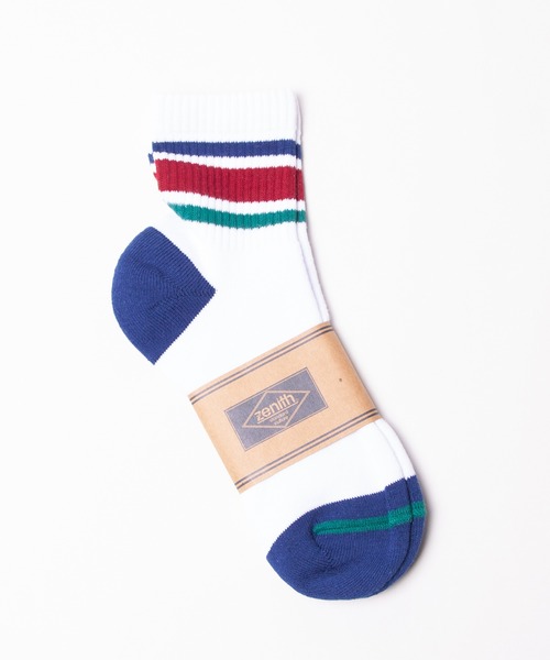 ZENITH(ゼニス)の「ZENITH/NEW LINE CREW SOCKS(ソックス/靴下・メンズ・チャコールグレー/ブラック/ネイビー/レッド/ミント/ブラック系その他/オレンジ/ブルー系その他・FREE)」の10枚目の写真