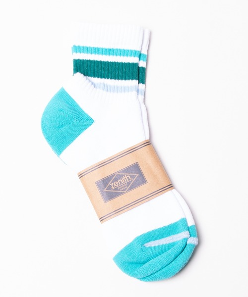 ZENITH(ゼニス)の「ZENITH/NEW LINE CREW SOCKS(ソックス/靴下・メンズ・チャコールグレー/ブラック/ネイビー/レッド/ミント/ブラック系その他/オレンジ/ブルー系その他・FREE)」の12枚目の写真