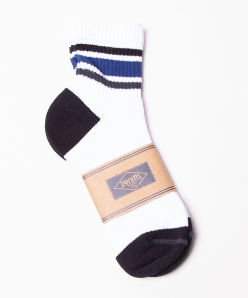 ZENITH(ゼニス)の「ZENITH/NEW LINE CREW SOCKS(ソックス/靴下・メンズ・チャコールグレー/ブラック/ネイビー/レッド/ミント/ブラック系その他/オレンジ/ブルー系その他・FREE)」の15枚目の写真