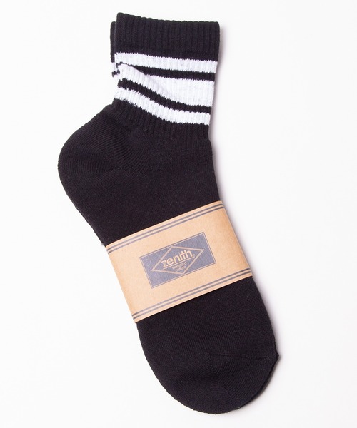 ZENITH(ゼニス)の「ZENITH/NEW LINE CREW SOCKS(ソックス/靴下・メンズ・チャコールグレー/ブラック/ネイビー/レッド/ミント/ブラック系その他/オレンジ/ブルー系その他・FREE)」の9枚目の写真