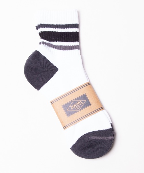 ZENITH(ゼニス)の「ZENITH/NEW LINE CREW SOCKS(ソックス/靴下・メンズ・チャコールグレー/ブラック/ネイビー/レッド/ミント/ブラック系その他/オレンジ/ブルー系その他・FREE)」の14枚目の写真