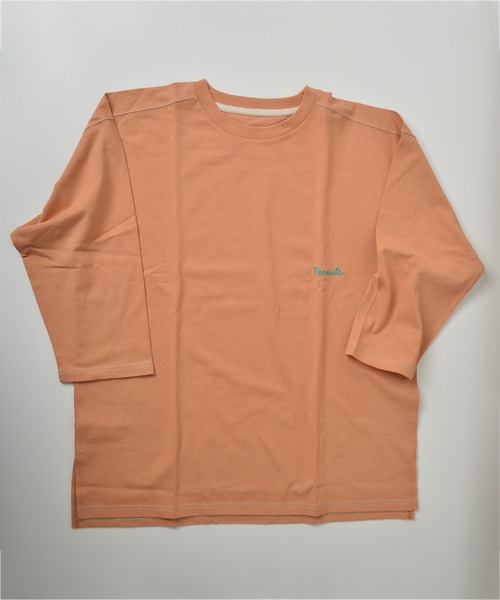 PEANUTS（ピーナッツ）の「【POWER TO THE PEOPLE×PEANUTS】スヌーピー ステッチ配色バックプリントロンT（Tシャツ/カットソー・レディース・ミント/チャコールグレー/オレンジ/ホワイト・LARGE/MEDIUM/X-LARGE）」の17枚目の写真