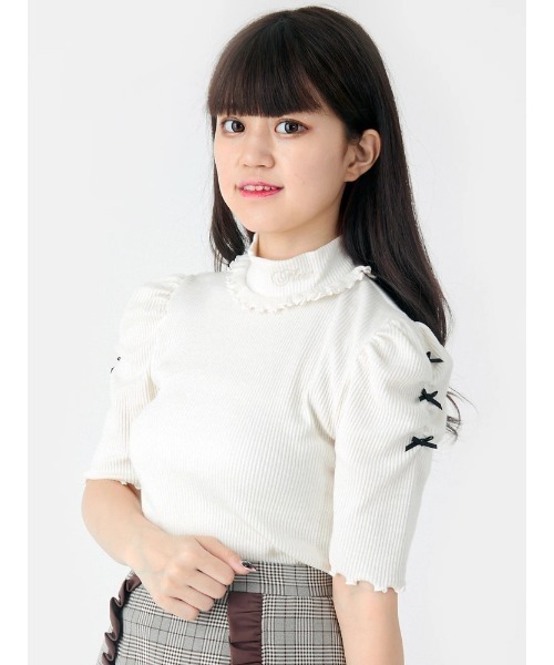 プチリボンハイネックトップス Tシャツ カットソー Ank Rouge アンクルージュ のファッション通販 Zozotown