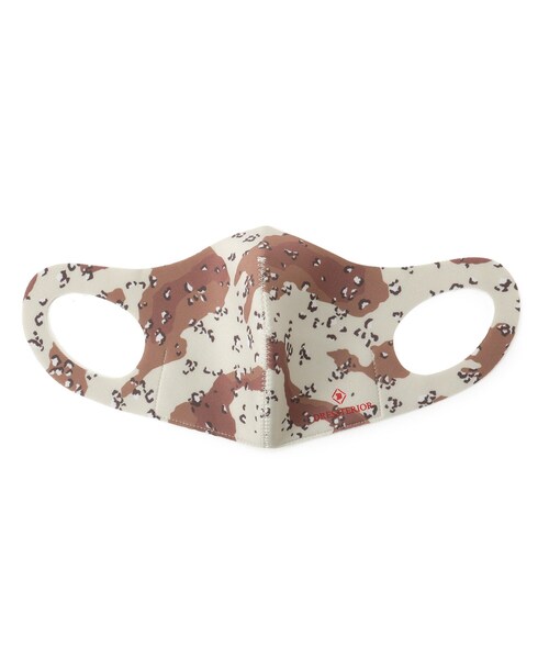 DRESSTERIOR（ドレステリア）の「【保冷剤付きクールマスク】デザートプリント（マスク・メンズ・キャメル・01/02）」の2枚目の写真